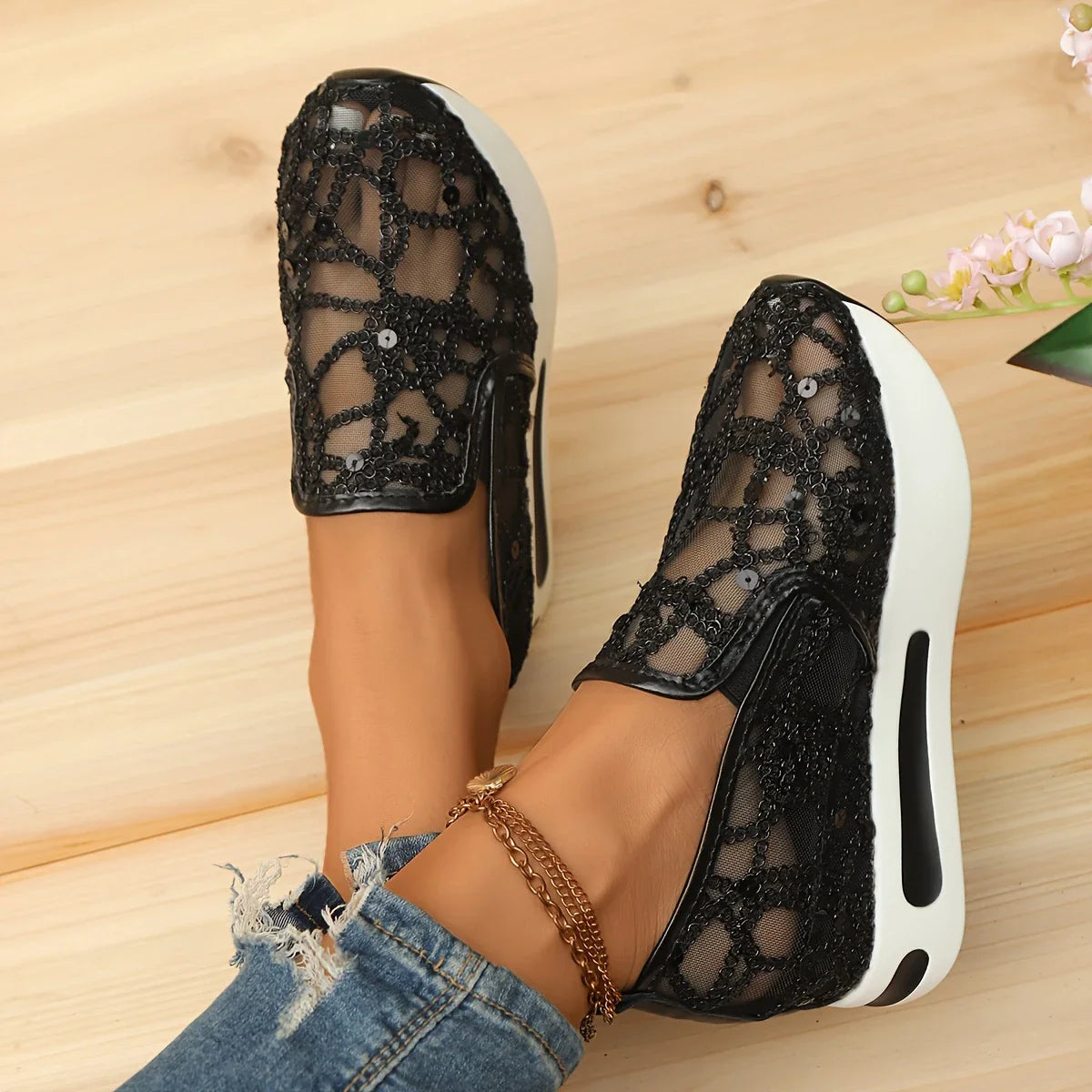 De Viva Sneakers - glanzend